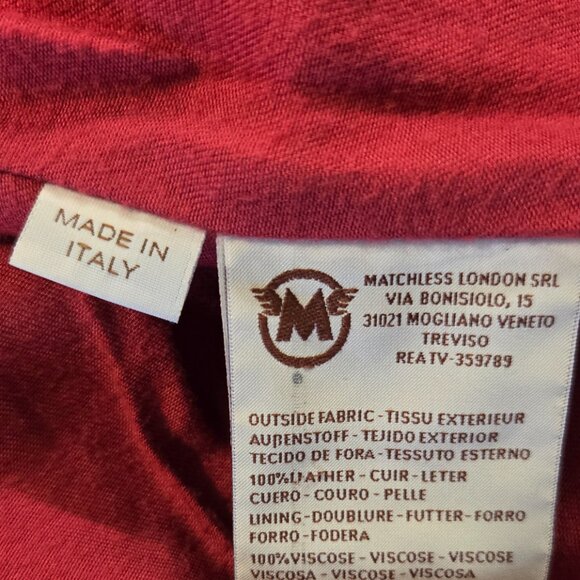 MATCHLESS CIRCULAR ROAD 115TH CELEBRATION LEATHER BOMBER JACKET - Picture 15 of 16